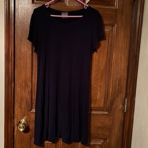 olivia ray dark blue t-shirt dress